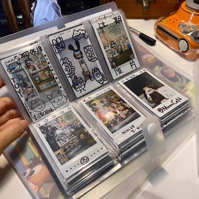 Album Ảnh Nhỏ Polaroid Album Ảnh 3-inch Polaroid Album Ảnh Lưu Trữ Ảnh Bưu Thiếp Miếng Dán Phim Vé T