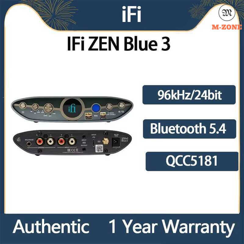 Bộ giải mã/thu tín hiệu Bluetooth không mất dữ liệu iFi ZEN Blue 3 Qualcomm - Còn hàng