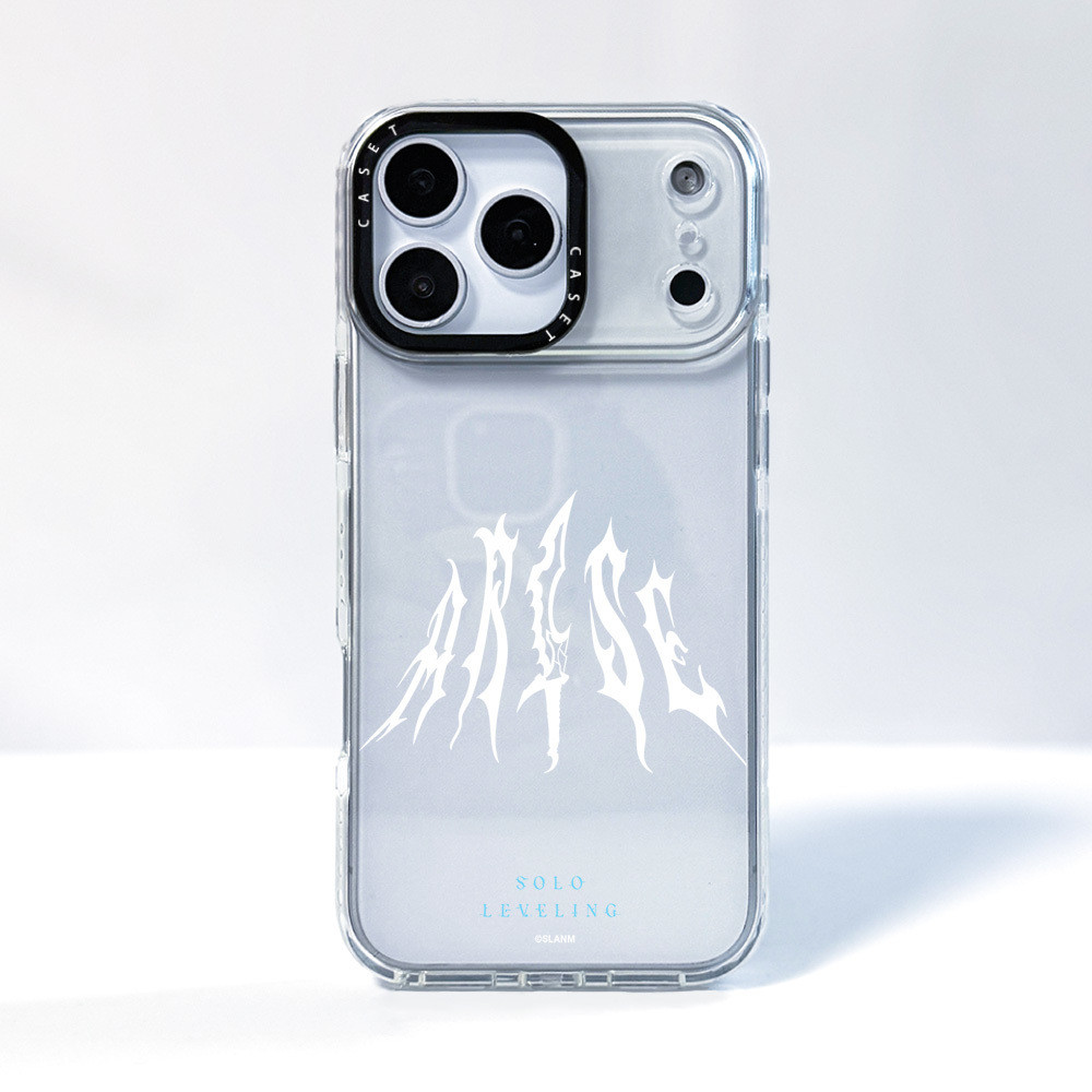 Ốp lưng Logo White Solo Level ARISE NOW Tương thích với IPhone 121314151617ProMax 12 13 Mini Cover X