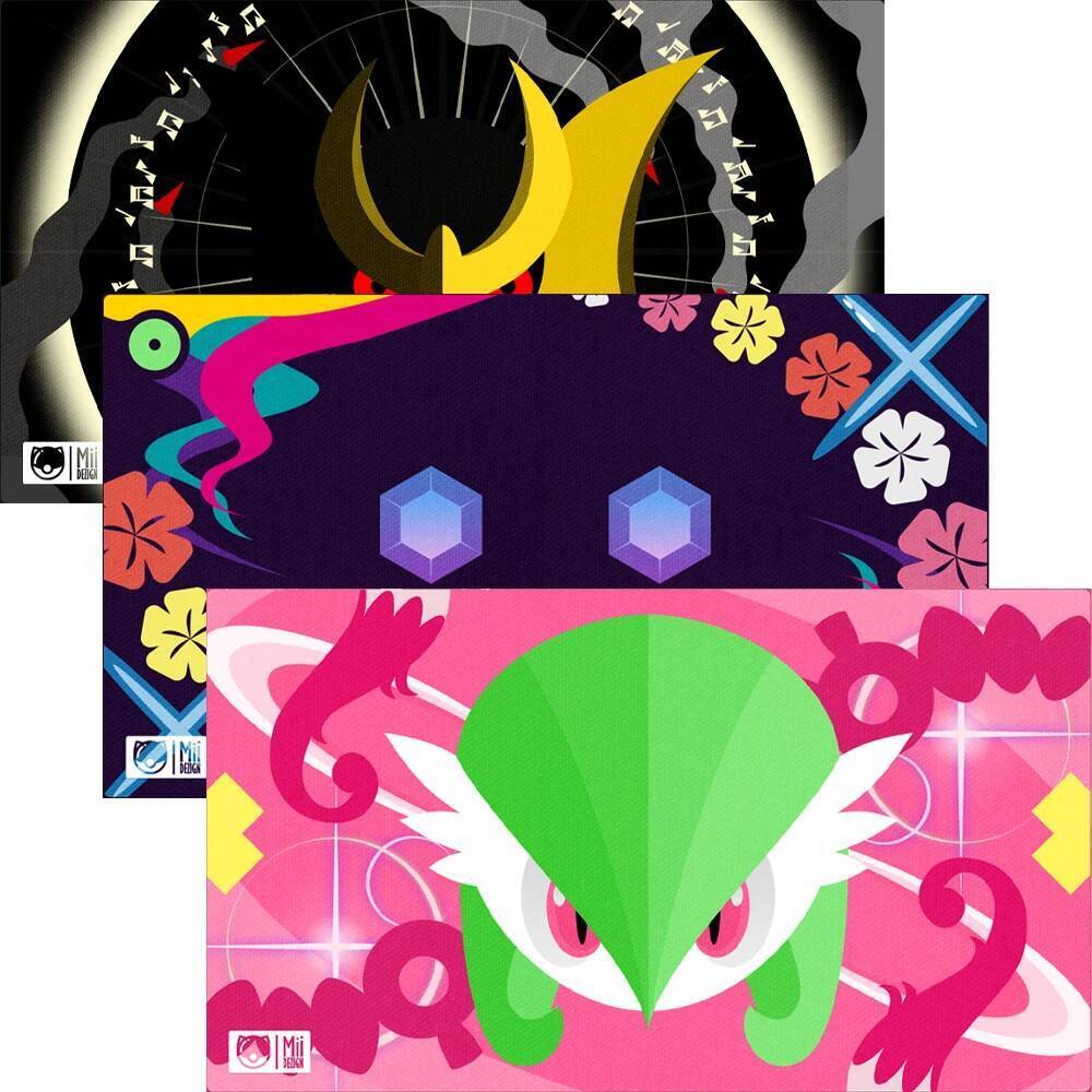 3 Mô Hình Pokemon Gardevoir Sableye Playmat Tự Làm Giratina PTCG Trận Thẻ Pad Anime Trò Chơi Chuột P