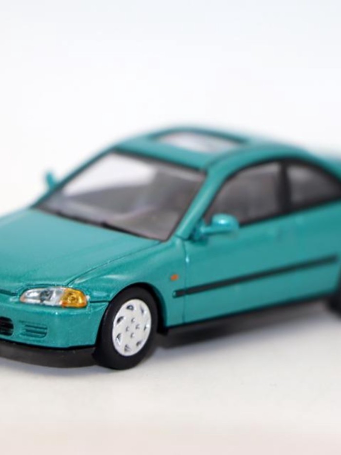 Phiên Bản Xe Mô Hình Para64 Hợp Kim Xe 1 64 1995 Civic Coupe Civic EJ1 Xe Thể Thao Mô Hình Đồ Chơi Đ