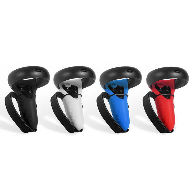 Thích hợp cho kính Oculus quest / Rift s VR Vỏ tay cầm silicon Dây đeo chống rơi Bộ ba mảnh