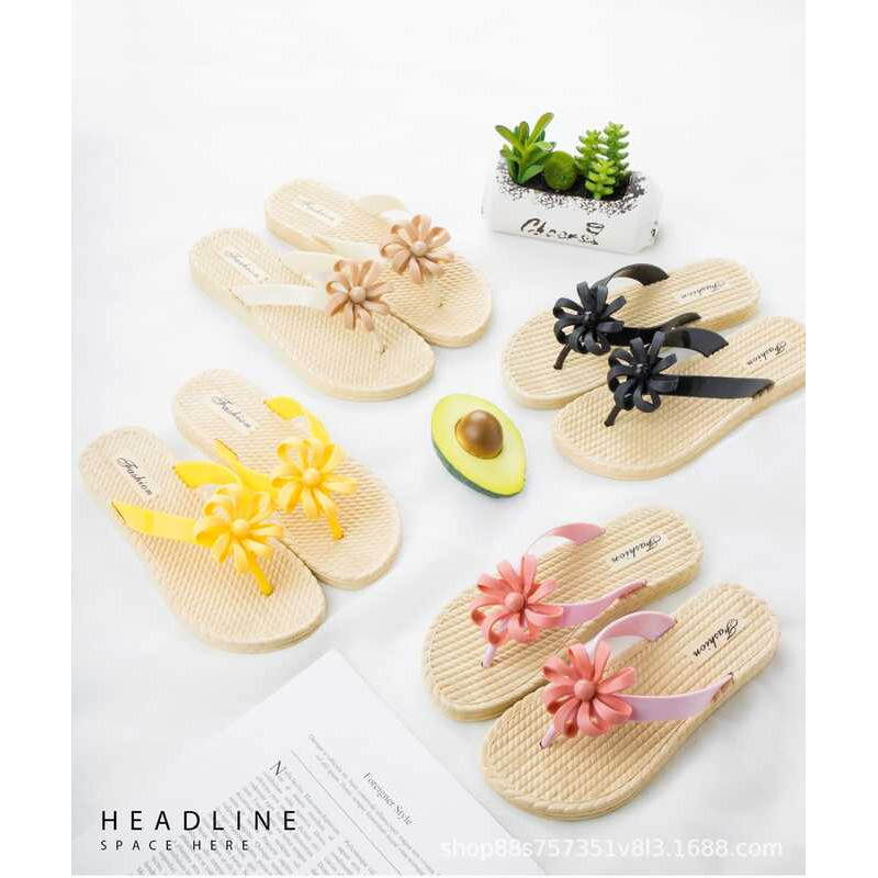 Dép Sandal Nữ 2022 Flip-Flops Flip-Flops Nữ Mùa Hè Đen Dép Flip-Flops Flip-Flops