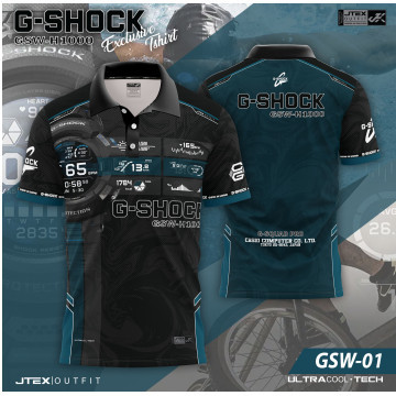 Áo thun thăng hoa G-Shock GSW-H1000 / Áo thun Baju Jersey