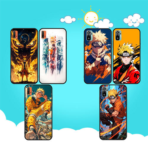 Ốp điện thoại Samsung Galaxy S24 S24 FE S24 plus S24 ultra a55 a35 a24 A25 161mm NARUTO màu đen mềm