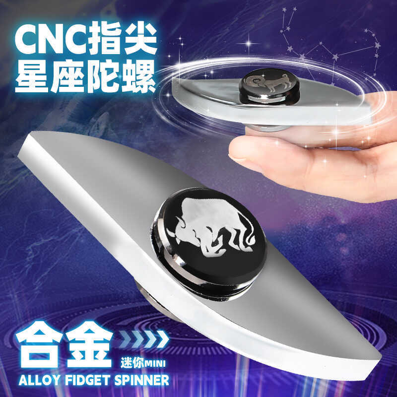 Power Eye Fidget Spinner 304 Hợp Kim Thép Không Gỉ Ngón Tay Spinner Xoay Giải Nén Đồ Chơi 12 Chòm Sa