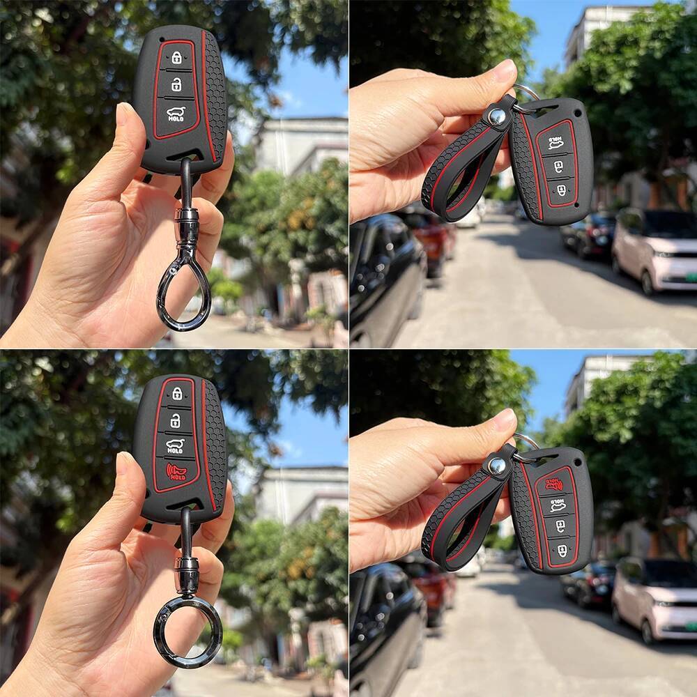 Ốp Bảo Vệ Móc Khóa Hyundai Santa Fe 2015 Hyundai Grandeur HG Sedan Genesis G80 SantaFe IX45 EQUUS Az