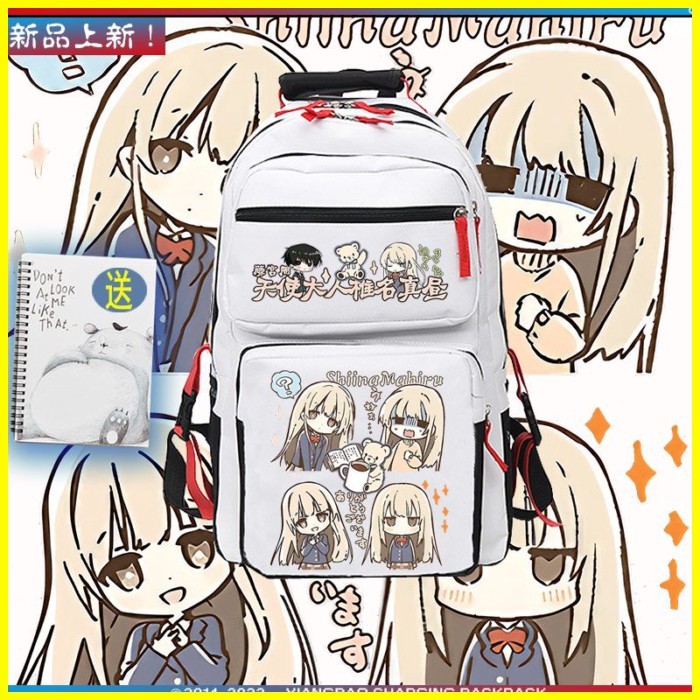 [ZOCI] Ba lô đi học Shiina Mahiru Next Door Angel Classmate Shiina Mahiru Anime Merchandise Fujimiya