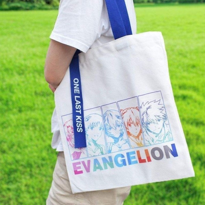Neon Genesis Evangelion Asuka Shinji Shinji Tote Evangelion