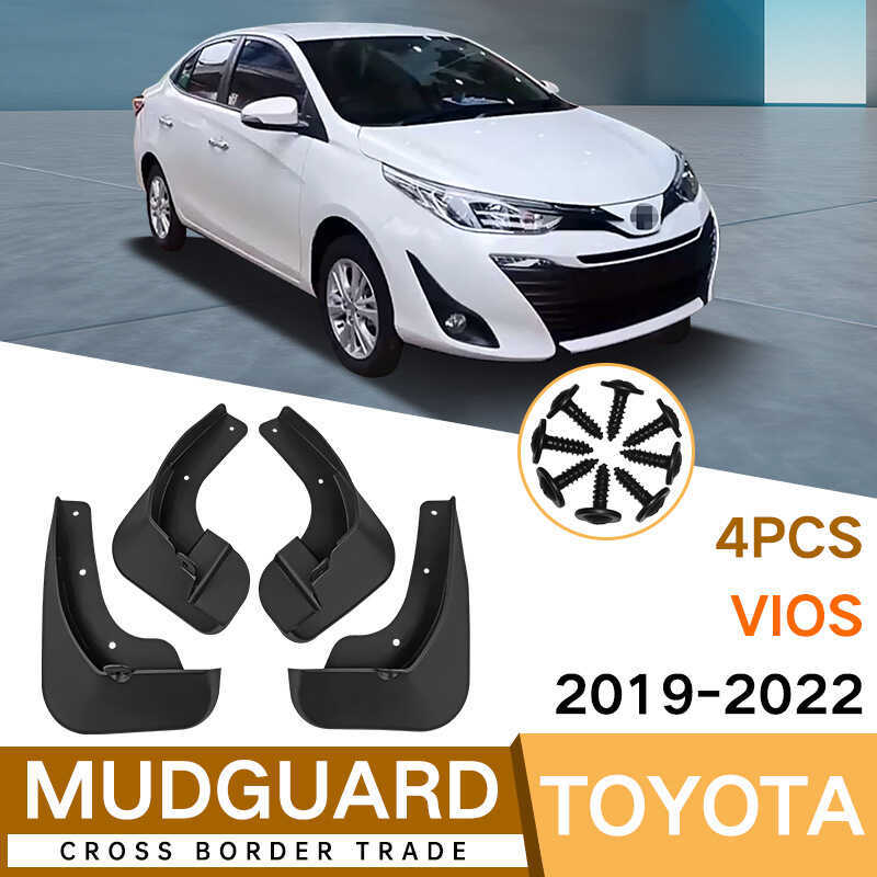 Thích hợp cho Toyota Vios Vios 2019-2022 Xe Lốp Chắn Bùn Ngoại Thương Sửa Đổi Chắn Bùn