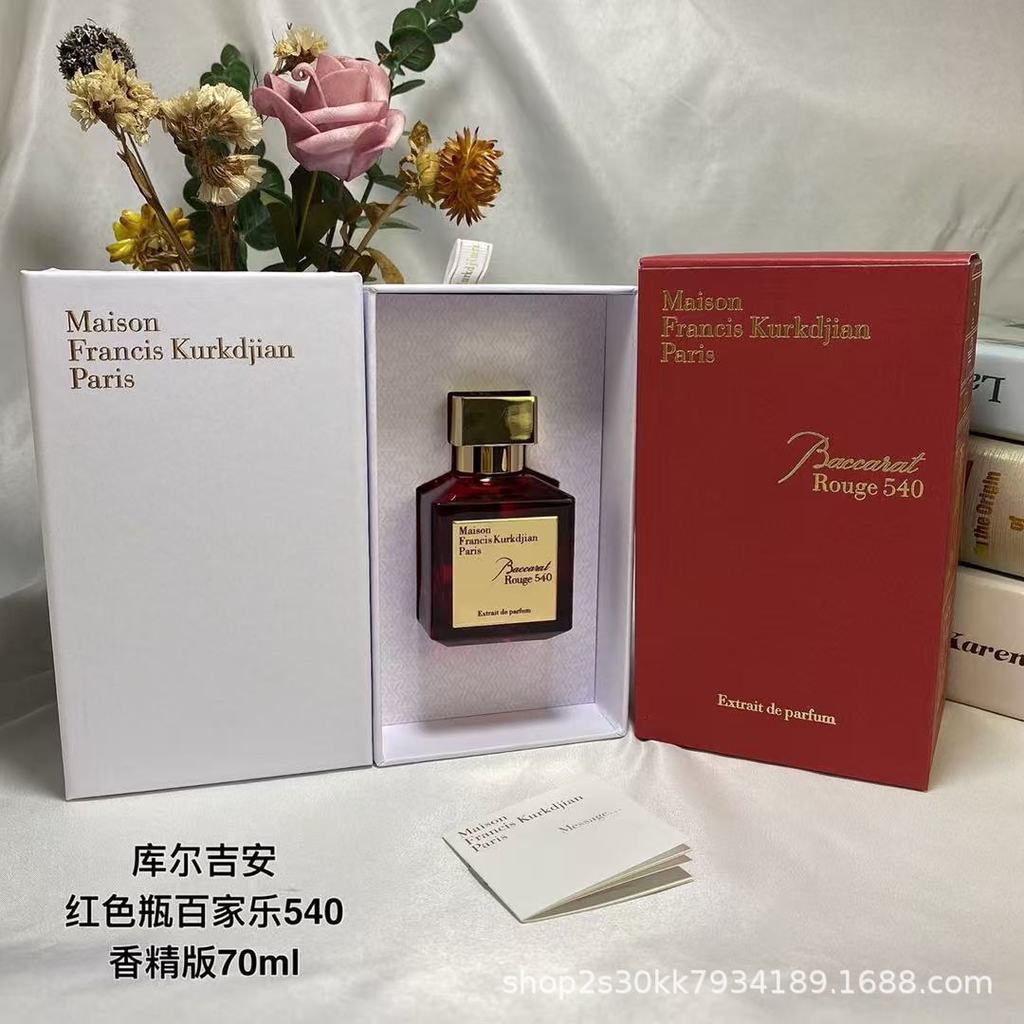 Nước Hoa Mới Gian 540 Nước Hoa Đỏ 70ml Gian Rose.Paris Night Color Baijiale Red 540 200ml