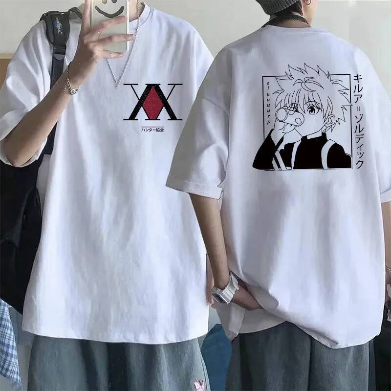 Áo Thun Hoạt Hình Hisoka & Killua Hunter x Hunter - Style Manga Kawaii