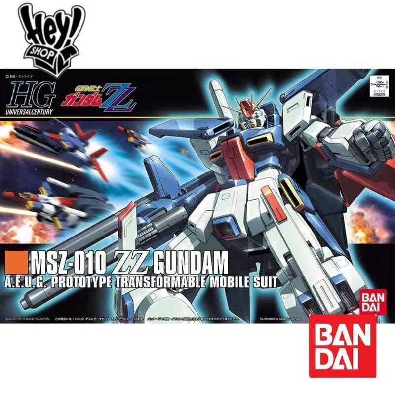 Bandai HG 1/144 MSZ-010 ZZ Gundam Mô Hình Nhân Vật Hành Động
