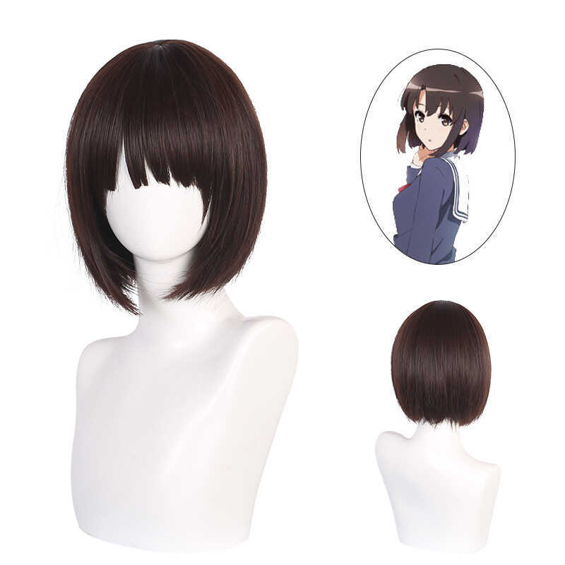Lingqi Bộ Tóc Giả Cho Nhân Vật Megumi Kato - Perfect Cosplay Accessory