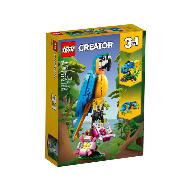 LEGO Creator 31136 Vẹt Ngoại Cảm -100% hàng chính hãng
