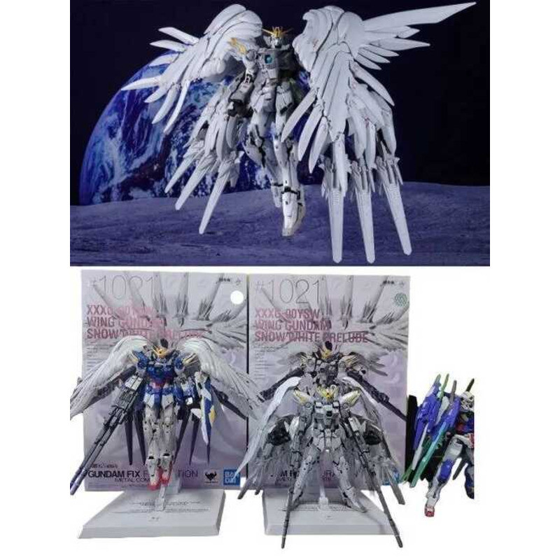 Cơ cấu hoàn chỉnh BANDAI GFFMC Flying Wing Gundam* Snow White Prelude