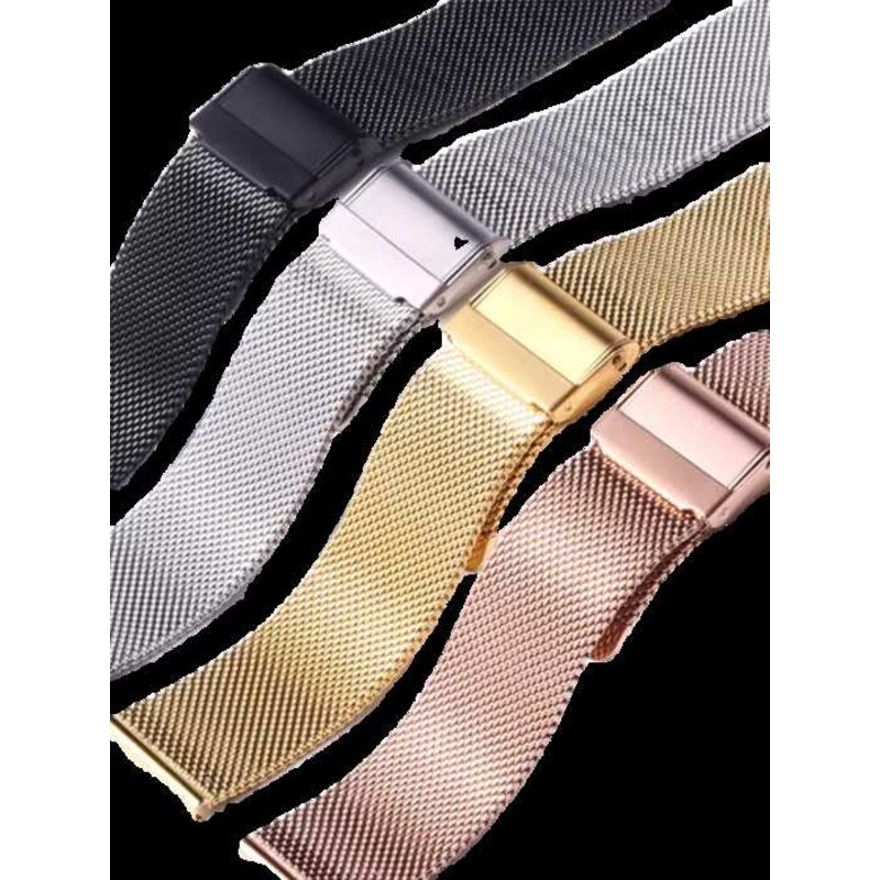 Đa Năng dw Dây Đeo Thép Nam Nữ Thích Hợp Disney Watch Milan Lưới Thép Không Gỉ Siêu Mỏng Kim Loại Dâ