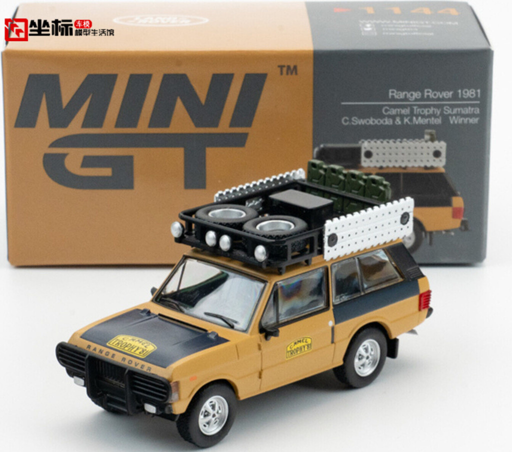 MINIGT 1: 64 Land Rover Range Rover Range Rover 1981 Sumatra Trophy Race Mẫu xe hợp kim