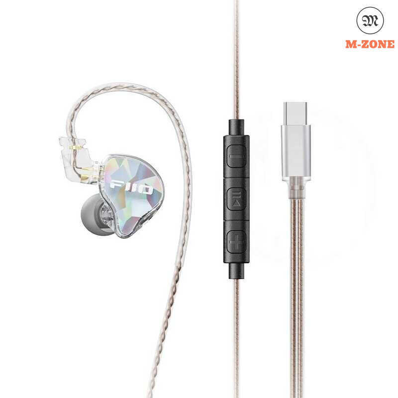 Tai nghe có dây FiiO JD10 HIFI Stereo Bass, giắc cắm 3,5 mm và phiên bản Type-C - Còn hàng