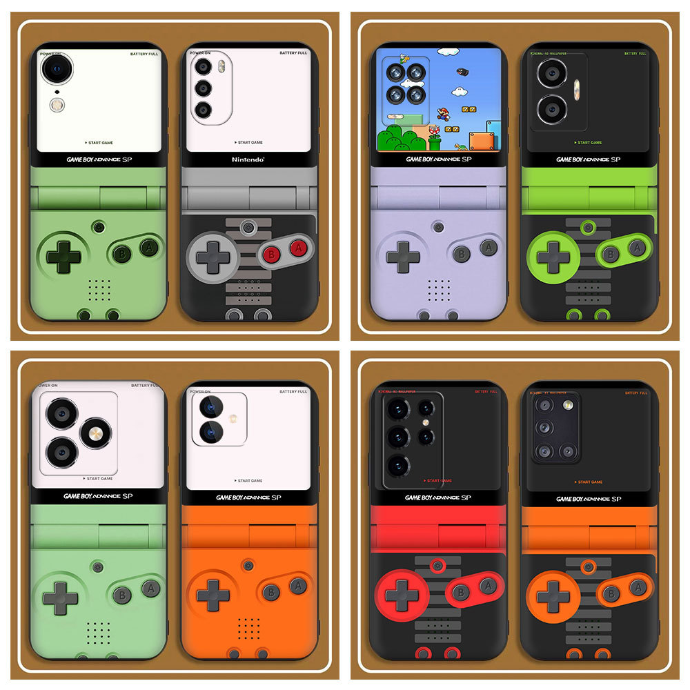 Ốp Điện Thoại Thời Trang Cho Xiaomi Poco M6 F6 X6 Pro Ốp Lưng Chống Sốc 84T9 Game Boy Bìa Mềm