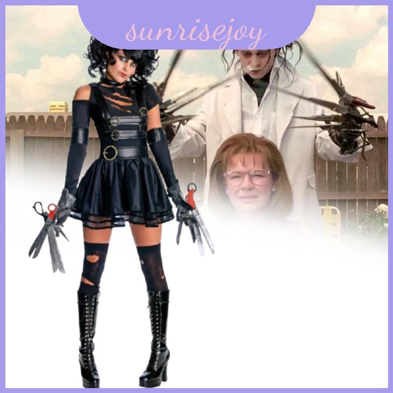Cosplay Scissorhands Edward Attire Với Chất Liệu Polyester Đen Cho Các Sự Kiện Cosplay Và Chương Trì