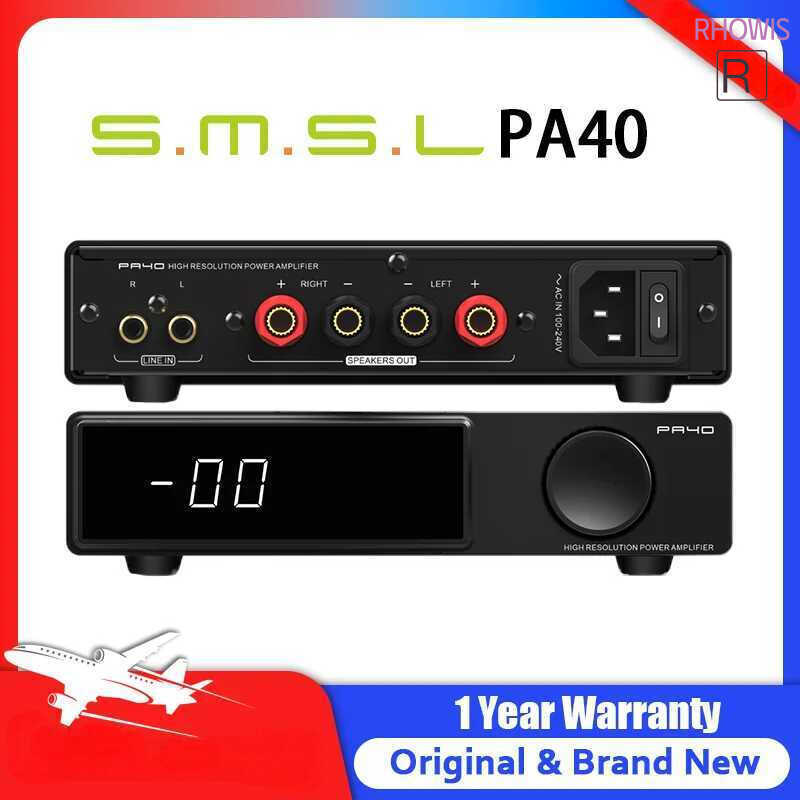 Mới Bộ khuếch đại công suất kỹ thuật số SMSL PA40 MA5332 D-Class AMP