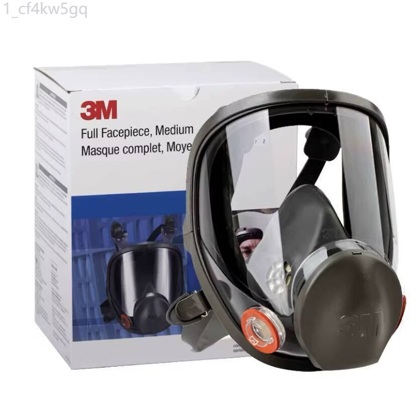 [Ảnh thật/Sẵn] Mặt nạ phòng độc toàn mặt 3M6800 dùng để sơn, bụi, chống formaldehyde, amoniac, hóa