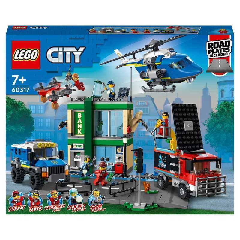 Cuộc rượt đuổi của cảnh sát thành phố LEGO tại ngân hàng 60317