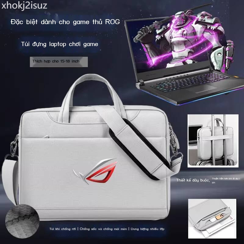 [SẴN-RẺ]  đựng laptop ASUS ROG G7 Plus 18inch Republic of Gamers Strix G16/15/Strix G6/5 vai đơn 15