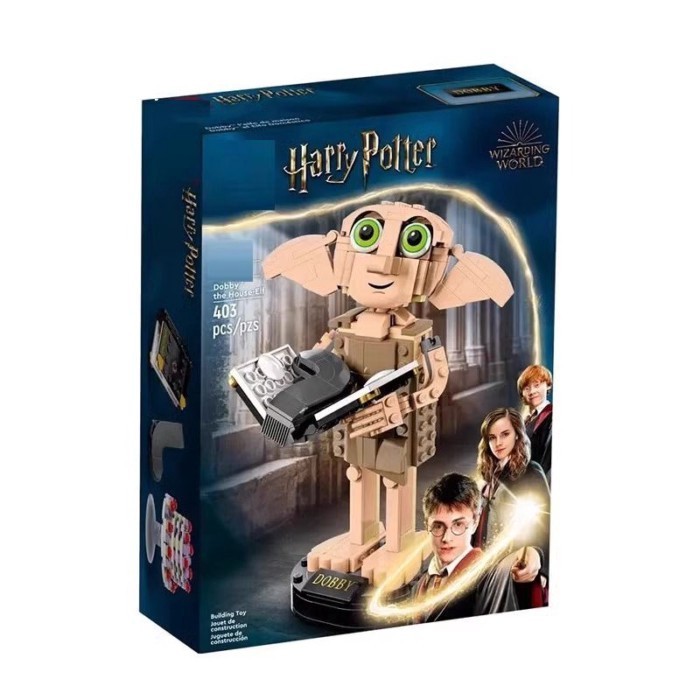 Tương thích với đồ chơi khối xây dựng dành cho trẻ em Harry Potter Dobby the House Elf