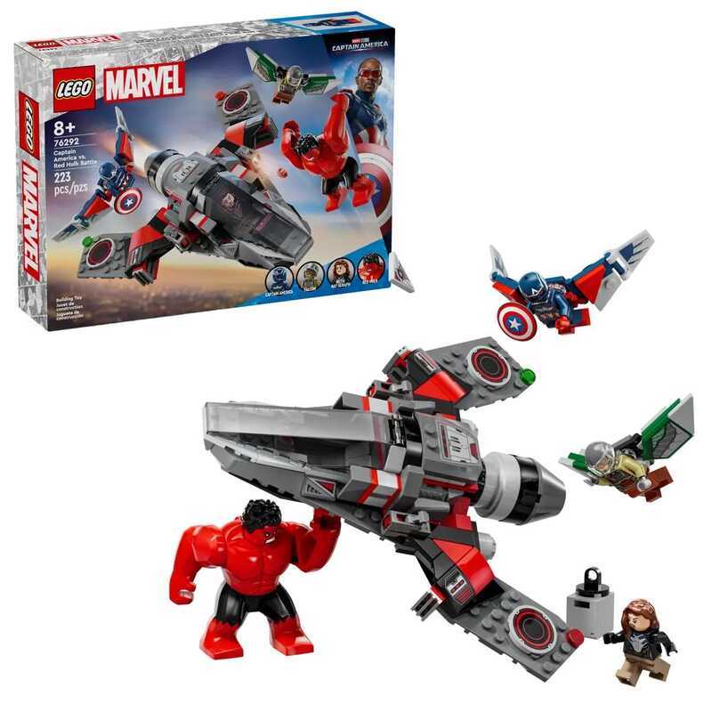 LEGO Super Heroes 76292 Cuộc chiến của Captain America chống lại Red Hulk