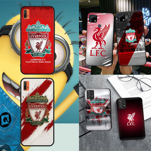 Ốp điện thoại Liverpool màu đen mềm cho Samsung Galaxy A02 M02 A03S A10 A10S A20 A30 A20S A40S A70 A