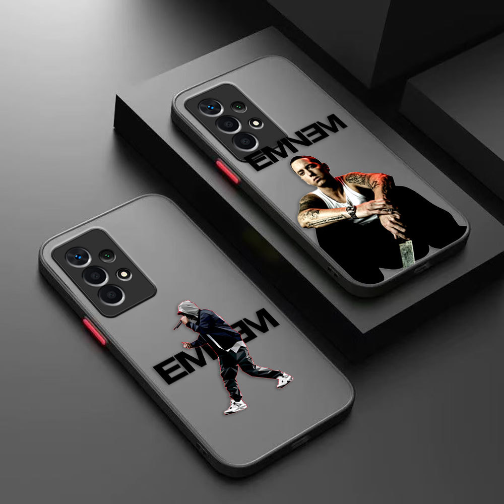 Ốp Điện Thoại Hip Hop Rap Eminem Poster Mờ Cho Samsung Galaxy A15 A16 A21S A22 A23 A25 A32 A36 A42 A