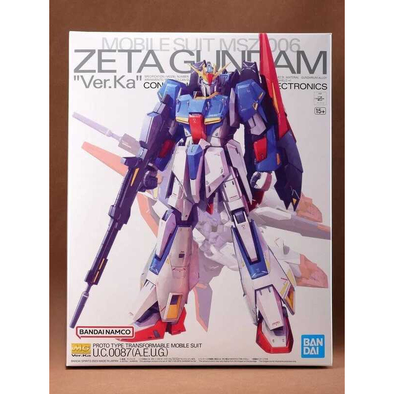 (Mô hình lắp ráp) BANDAI MG219 MOBIL E SUIT MSZ-006 ZETA GUNDAM 18cm