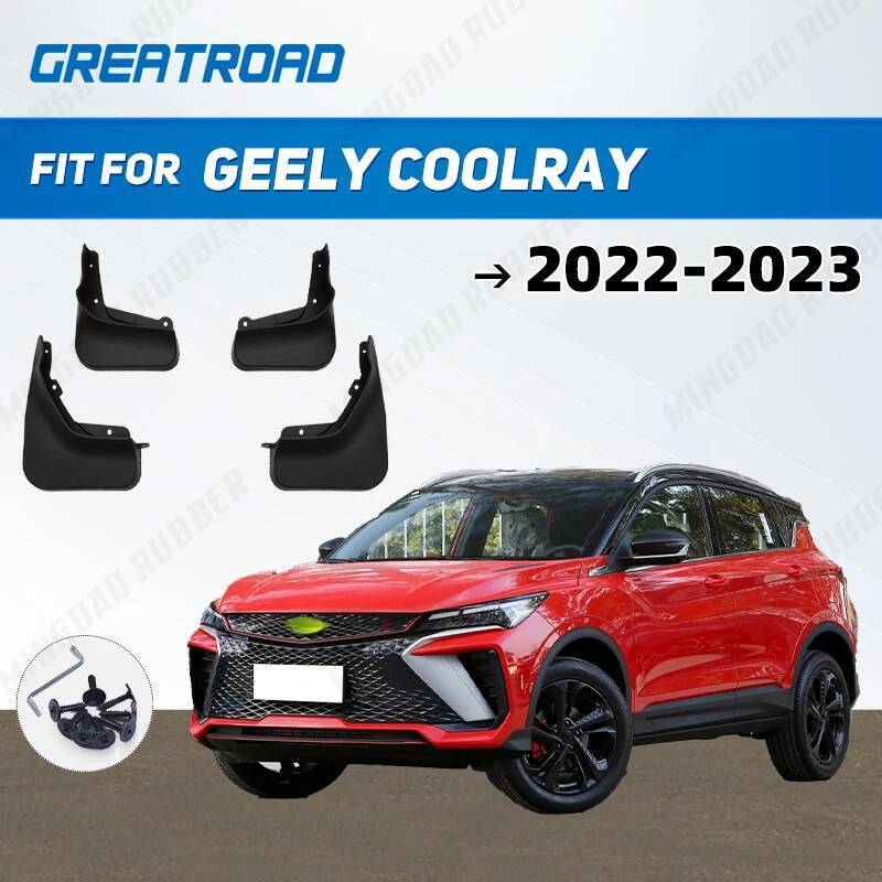 FENDER Dành Cho Geely coolray 2022-2023 Chắn Bùn Chắn Bùn Chắn Bùn Bảo Vệ Bắn Vạt Chắn Bùn Phụ Kiện 