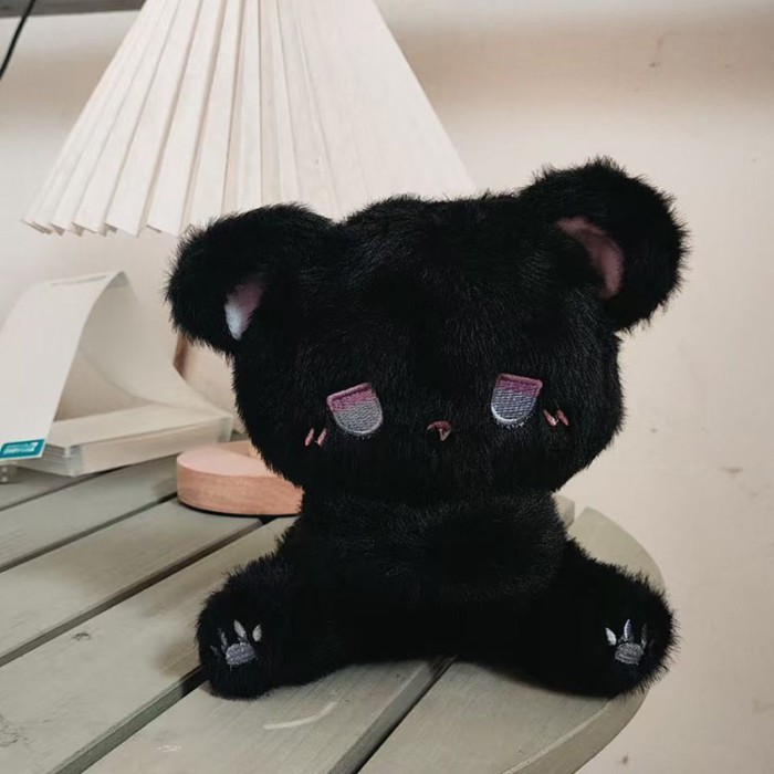 Búp bê đồ chơi sang trọng emo cao cấp dễ thương gấu mèo nhỏ ngớ ngẩn dành cho sinh viên ngày lễ quà
