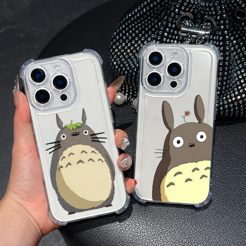 Ốp Điện Thoại Trong Suốt Studio Ghibli Totoro Anime Cho Samsung A57 A37 A56 5G A55 A54 A53 A17 A16 A