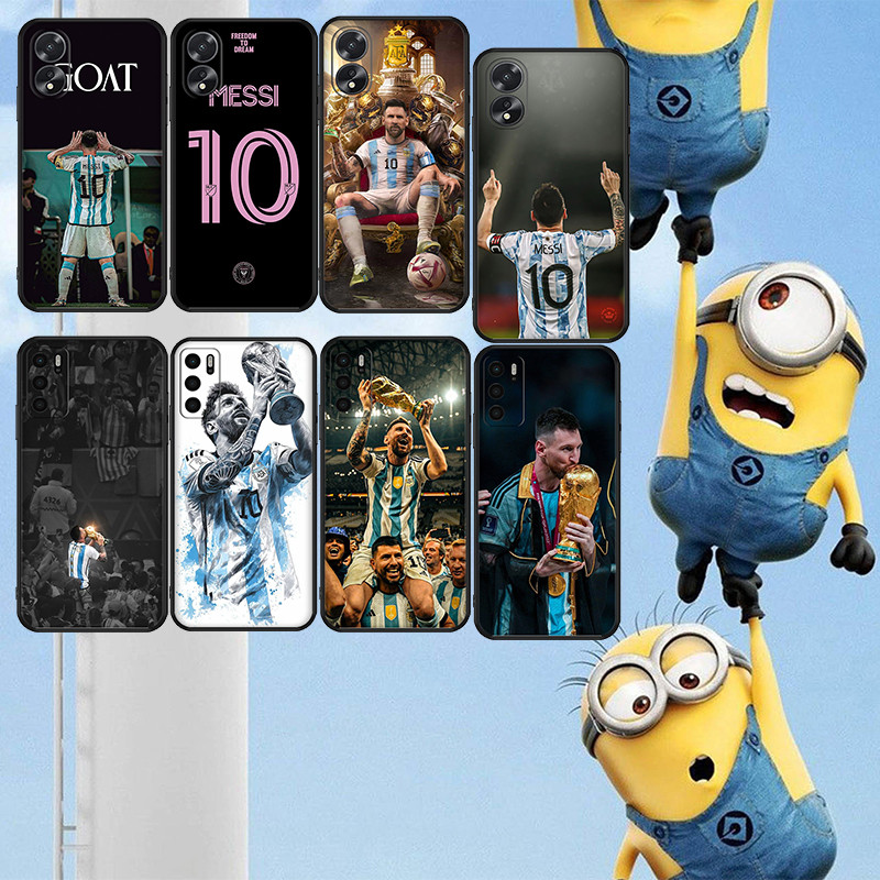 Ốp điện thoại Samsung F06 16 56 M06 15 16 20 30 35 55 31 51 Messi màu đen mềm