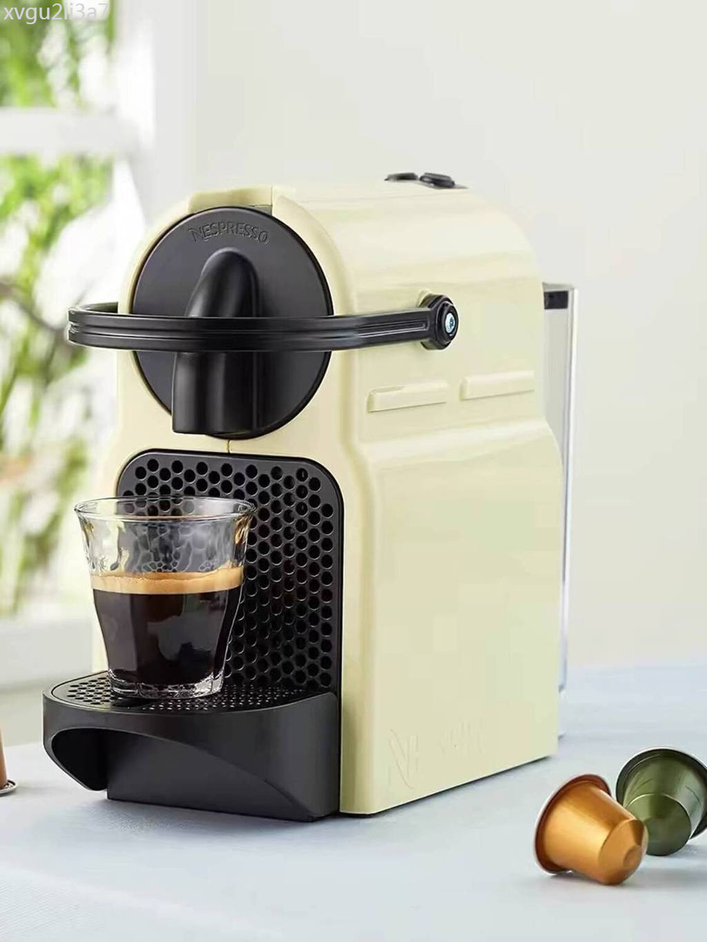 [ HOT Sale ] Máy pha cà phê viên nén Nespresso Inissia D40 Ý tự động hoàn toàn nhỏ gọn cho văn phòn