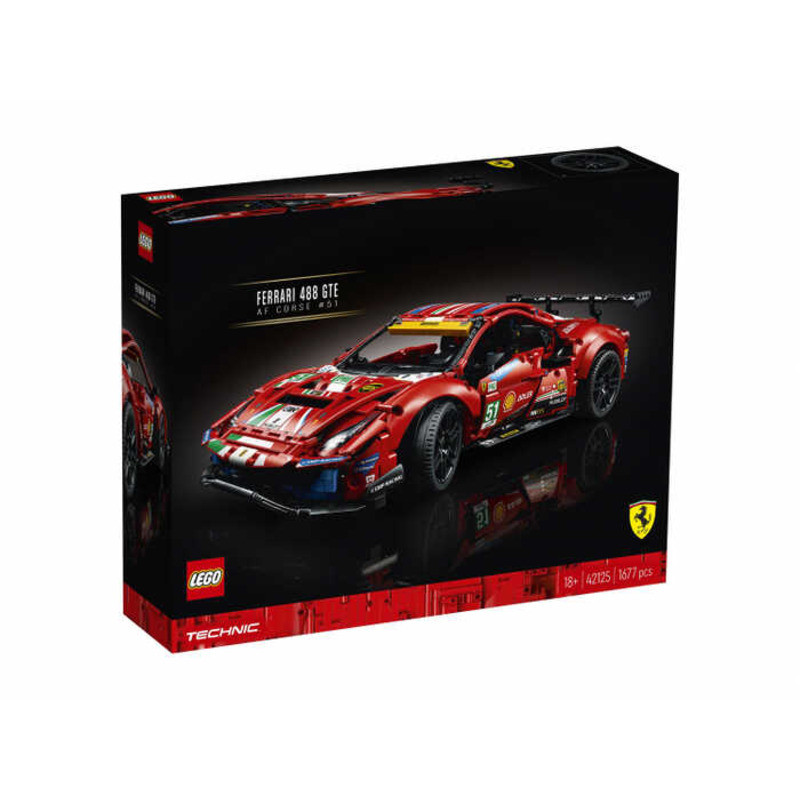 Bộ lắp ráp LEGO Technic 42125 Ferrari 488 GTE AF Corse 51
