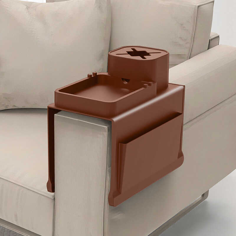 Ro Ro Roton Ghế Sofa Đa Năng Tay Vịn Sáng Tạo Độc Đáo Sạc Không Dây Khay Điện Thoại Di Động Cà Phê Đ