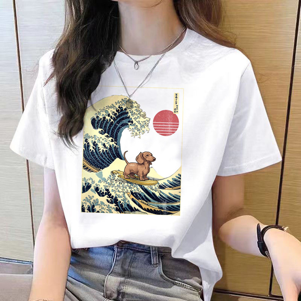 Áo thun Shoujo Grunge cổ điển, style Gothic, phù hợp dạo phố mùa hè theo xu hướng 80s Y2K