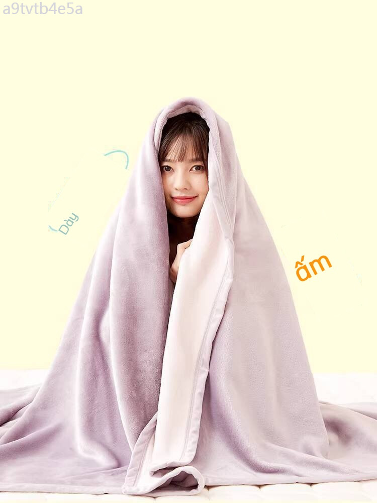 [Mẫu mới] 88VIP Lông Cừu San Hô Dày Dặn Flannel Mùa Đông Ngủ Văn Phòng Chăn Điều Hòa