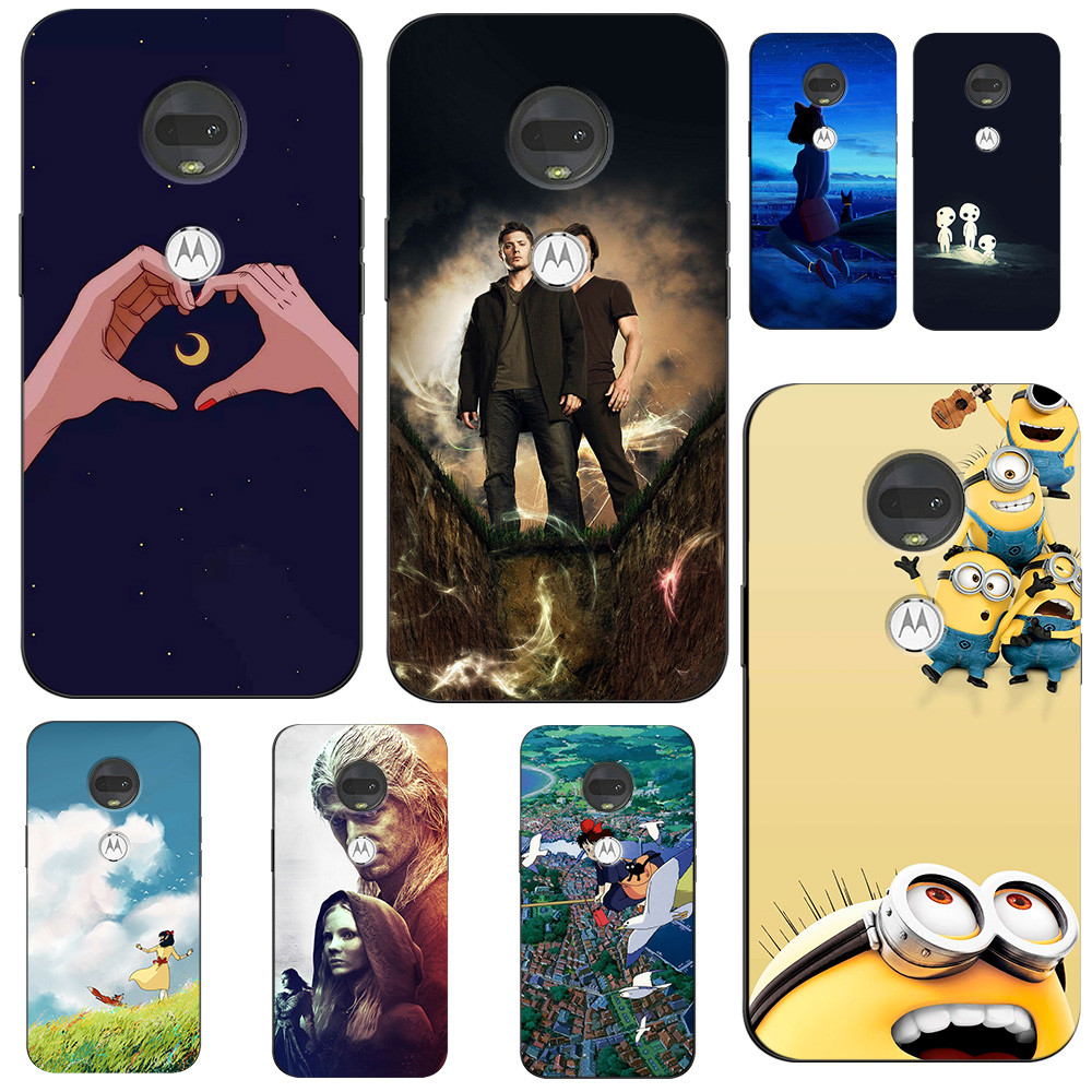 Dành Cho Motorola Moto G7 / G7 PLUS Ốp Điện Thoại Silicon Mềm Bảo Vệ Đen Tpu Phim Game of Thrones an