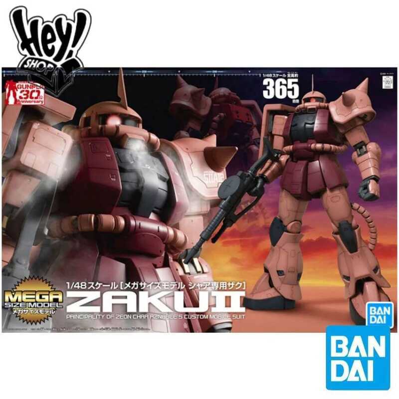 Bandai MEGA 1/48 MS-06S ZAKU GUNDAM Mô Hình Nhân Vật Hành Động