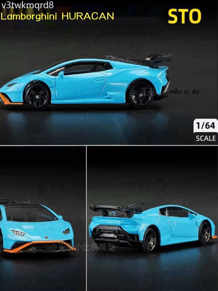 [Ảnh thật/Sẵn]  CCA1/64 Mô hình xe hợp kim Lamborghini Huracan STO cho bé trai, đồ chơi mini Hot Wh