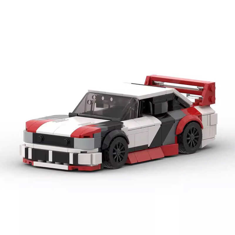 Khối Xây Dựng Trong Nước MOC Tương Thích Lego Audi 90 Quattro Giáo Dục Trẻ Em Đua Xe Quà Tặng