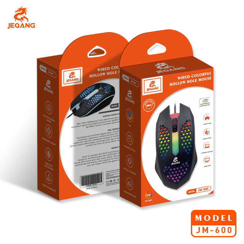 Chuột có dây phát sáng JM6 lỗ usb Văn phòng Chuột chơi game tại nhà