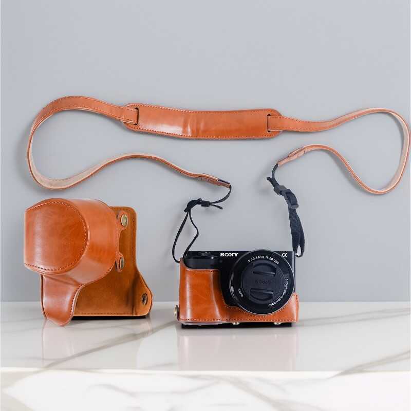 Thích hợp cho Túi đựng máy ảnh đơn Sony zve10 Micro Đế PU ZV-E10 Phụ kiện máy ảnh Thiết bị chụp ảnh 