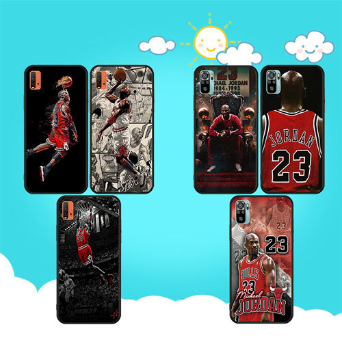 Ốp điện thoại Realme 2 A5 3 3 Pro 5 5i 5s 5pro Q 6 6i 6pro Michael Jordan màu đen mềm
